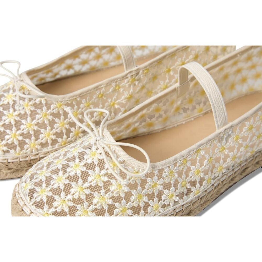 Madden Girl July Espadrille Flats Womens Daisy Mesh Slip On Shoes - Picture 7 of 13